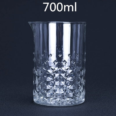 700ml Glass Studded Cocktail Mixing Glass Bar Tool