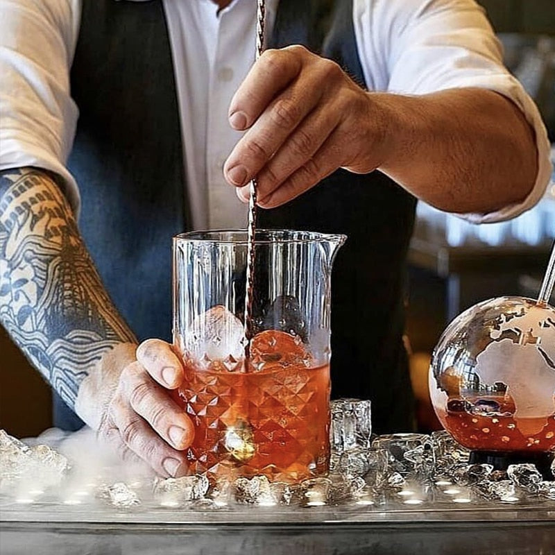 700ml Glass Studded Cocktail Mixing Glass Bar Tool
