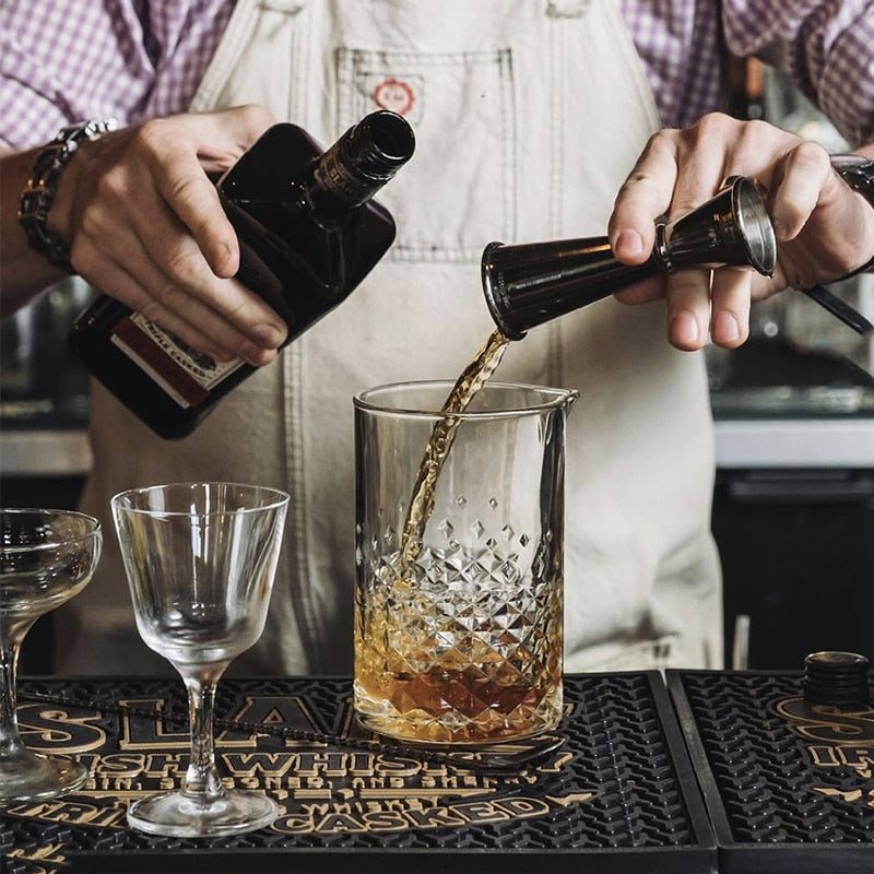 700ml Glass Studded Cocktail Mixing Glass Bar Tool