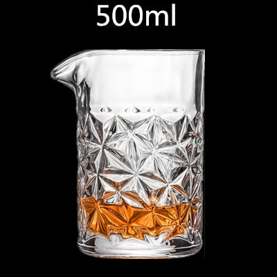 700ml Glass Studded Cocktail Mixing Glass Bar Tool