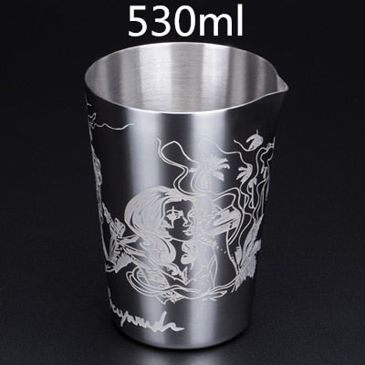 700ml Glass Studded Cocktail Mixing Glass Bar Tool